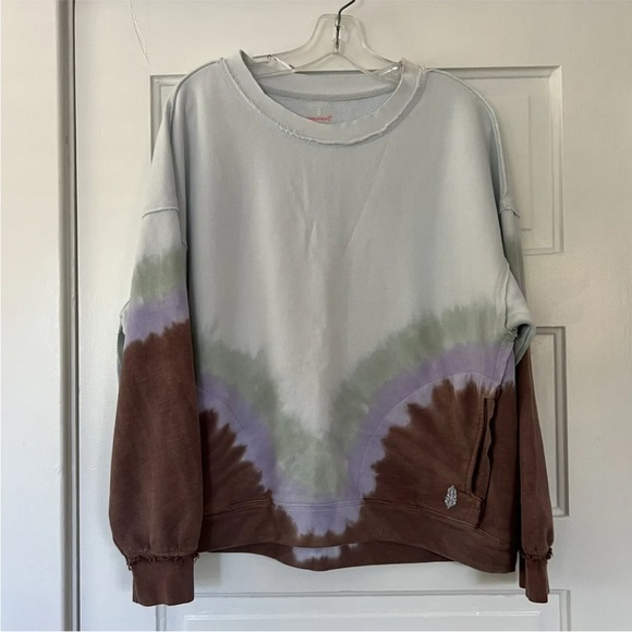 Free People Movement tie-dye Metti Ombre sweatshirt XS - Picture 12 of 13